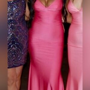 Prom Evening Pink Coral Evening Gown Atria XS